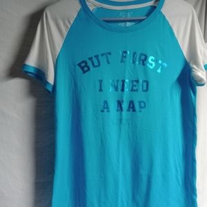 Sleepware "But first I need a nap" gown